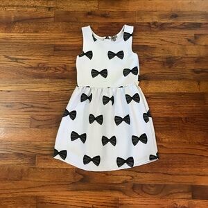 Poof! Girl Elegant Dress Black Ties
Dressy Occassion Church Wedding Party Event